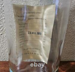 Vintage Rare 1970 Herradura Mezcal Supremo Horseshoe Tequila Bottle 1000ML