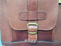 Vintage Rare Cypress Tequila Herrandura Locking Leather Briefcase Brown No strap