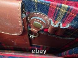 Vintage Rare Cypress Tequila Herrandura Locking Leather Briefcase Brown No strap