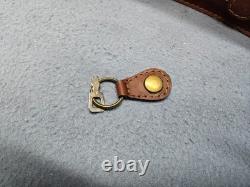 Vintage Rare Cypress Tequila Herrandura Locking Leather Briefcase Brown No strap