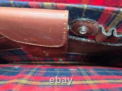 Vintage Rare Cypress Tequila Herrandura Locking Leather Briefcase Brown No strap