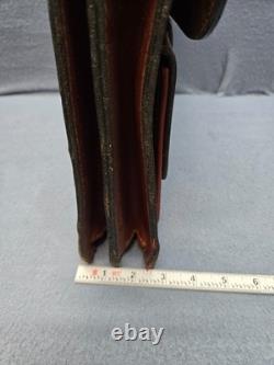 Vintage Rare Cypress Tequila Herrandura Locking Leather Briefcase Brown No strap