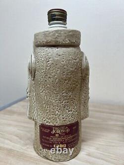 Vintage Rare Jorongo Tequila Empty DECANTERS Mayan Gods, Calendar, Seated Player