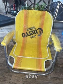 Vintage Rare José Cuervo tequila Long Beach chair Promo 1982 Lawn Chair