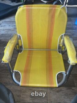 Vintage Rare José Cuervo tequila Long Beach chair Promo 1982 Lawn Chair