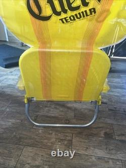 Vintage Rare José Cuervo tequila Long Beach chair Promo 1982 Lawn Chair