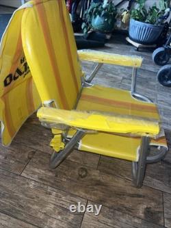 Vintage Rare José Cuervo tequila Long Beach chair Promo 1982 Lawn Chair