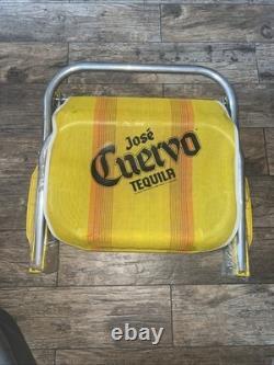 Vintage Rare José Cuervo tequila Long Beach chair Promo 1982 Lawn Chair