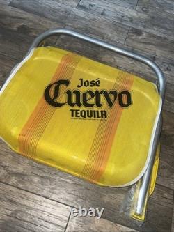 Vintage Rare José Cuervo tequila Long Beach chair Promo 1982 Lawn Chair