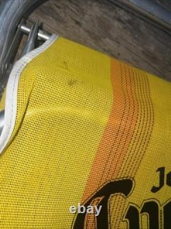 Vintage Rare José Cuervo tequila Long Beach chair Promo 1982 Lawn Chair