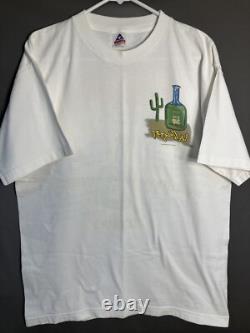 Vintage Sammy Hagar CABO WABO Tequila 1st Gen Blue Bottle Waborita L Shirt Rare