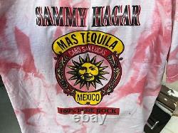 Vintage Sammy Hagar t shirt mas tequila cabo 1999 tour size X Large tie-dye rare