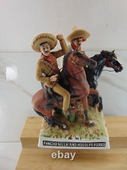 Vintage Sept. 1972 Decanter Tequila Pancho Villa Rare In Mint Condition