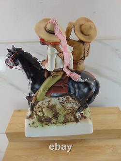 Vintage Sept. 1972 Decanter Tequila Pancho Villa Rare In Mint Condition