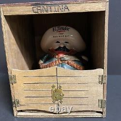 Vintage Tequila Añejo El Tirador Empty Bottle withWood Cantina