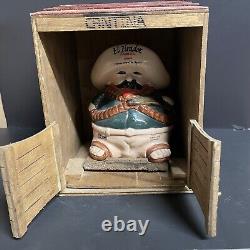 Vintage Tequila Añejo El Tirador Empty Bottle withWood Cantina