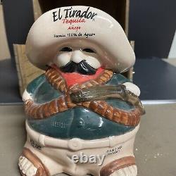 Vintage Tequila Añejo El Tirador Empty Bottle withWood Cantina