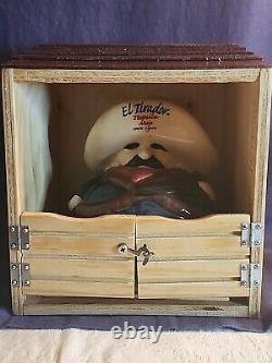 Vintage Tequila Añejo El Tirador Empty Bottle withWood Cantina