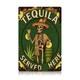 Vintage Tequila Metal Tin Sign Skeleton Bar Decor Mexican Pub Wall Art Gift