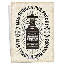 Vintage Tequila Mexican Bar Cafe Decor Art Poster Print A3 A2 A1 A0 Framed