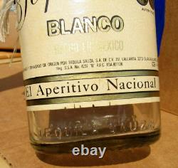 Vintage Tequila Sauza Bottle With a Vaquero / Mexican Cowboy & Pottery Attached