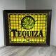 Vintage Tequiza Tequila Lighted Sign 32x 26 Bar Beer Pub Man Cave Agave Plant