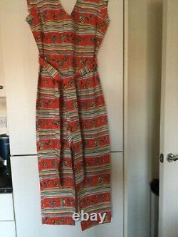 Vintage style Jumpsuit Doghouse Vintage Tequila Sheila stretch fabric 22