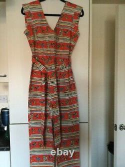 Vintage style Jumpsuit Doghouse Vintage Tequila Sheila stretch fabric 22