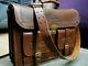 Vintage Tequila Executive-leather Messenger-travel-briefcase Laptop Shoulder