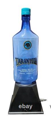 Vtg RARE! Electrostorm Tarantula Azul Tequila Bottle Lamp Ultimate Man Cave Item