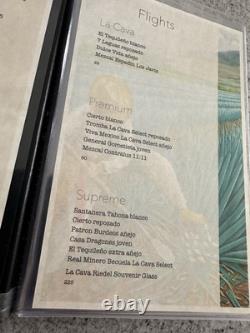 WDW Epcot World Showcase Mexico La Cava del Tequila De San Angel Inn Drink Menu