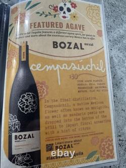 WDW Epcot World Showcase Mexico La Cava del Tequila De San Angel Inn Drink Menu