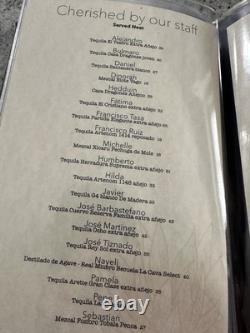 WDW Epcot World Showcase Mexico La Cava del Tequila De San Angel Inn Drink Menu