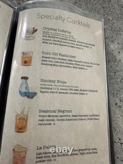 WDW Epcot World Showcase Mexico La Cava del Tequila De San Angel Inn Drink Menu
