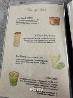 WDW Epcot World Showcase Mexico La Cava del Tequila De San Angel Inn Drink Menu