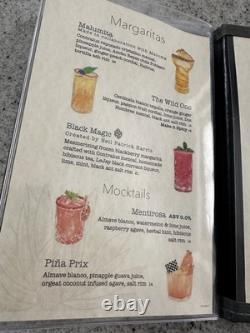 WDW Epcot World Showcase Mexico La Cava del Tequila De San Angel Inn Drink Menu