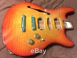 Warmoth VIP Guitar Body with Extras Tequila Sunset Burst