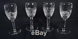 Waterford Crystal Colleen Tall Stem Sherry Glass Set Of 4 Signed Tequila Glass