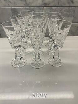 Waterford Crystal Lismore Kylemore Set of 12 Sherry TEQUILA Glasses 5 3/8
