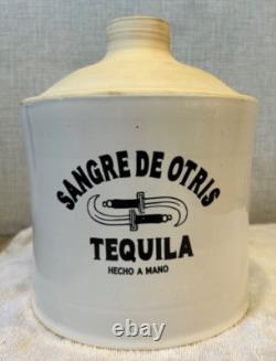 Westworld (HBO) Original Prop Handmade Ceramic Tequila Bottle with Stencil