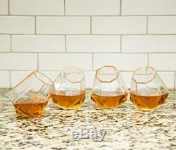Whiskey Decanter Set For Liquor Scotch Rum Bourbon Vodka Tequila Diamond Gift
