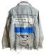 Wren And Glory Hand Painted Coffee Tequila Denim Jacket Medium Limited Edition